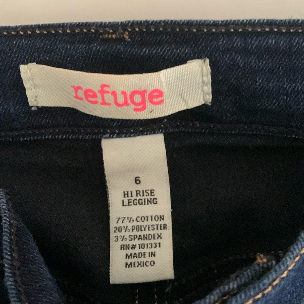 Denim leggings